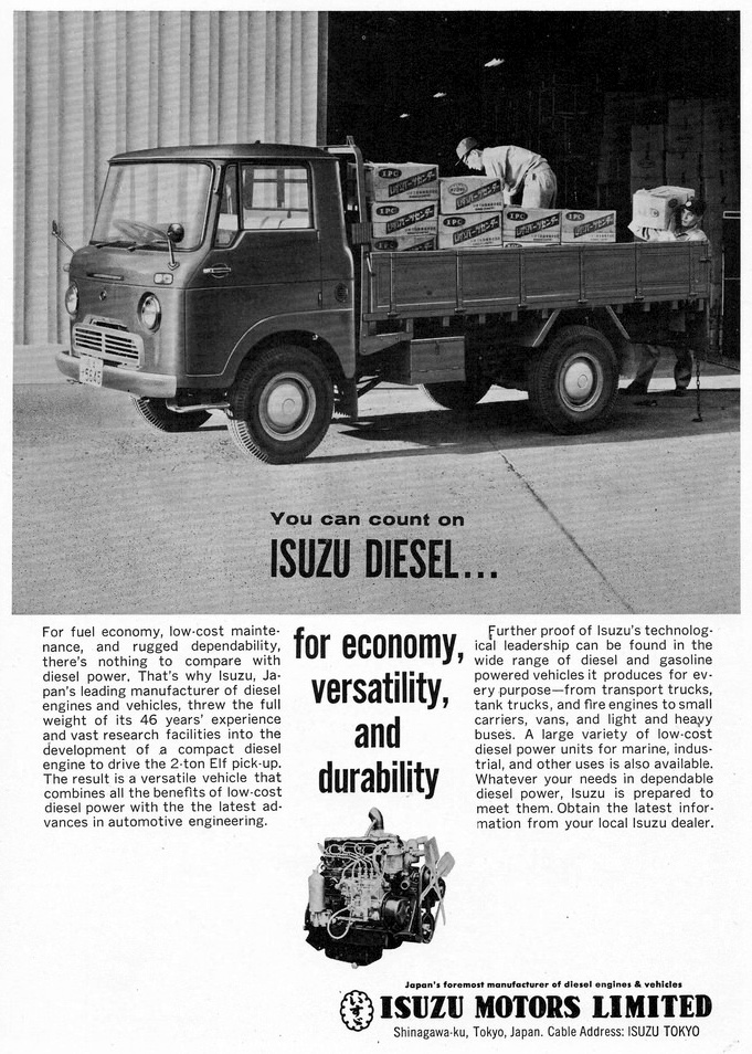 1963 Isuzu ELF Diesel Truck